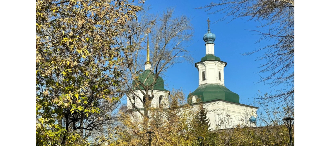 Собор иконы Божией Матери Знамение в Знаменском монастыре (г. Иркутск, ул. Ангарская, д. 14)