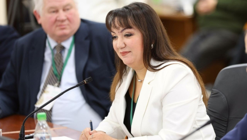 Эльмира Галимова на пленарном заседании конференции «Казань тысячелетняя» (21 ноября 2025 года)