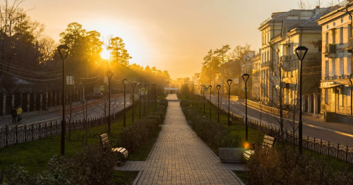 Улица Ленина, город Ангарск (Иркутская область)